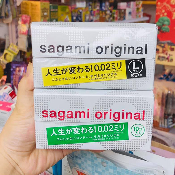 Bao cao su siêu mỏng Sagami Original 0.02 hộp 6 cái