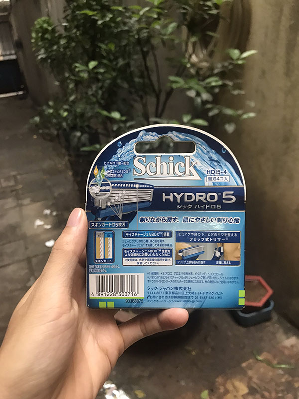 Schick Hydro 5 Nhật Bản