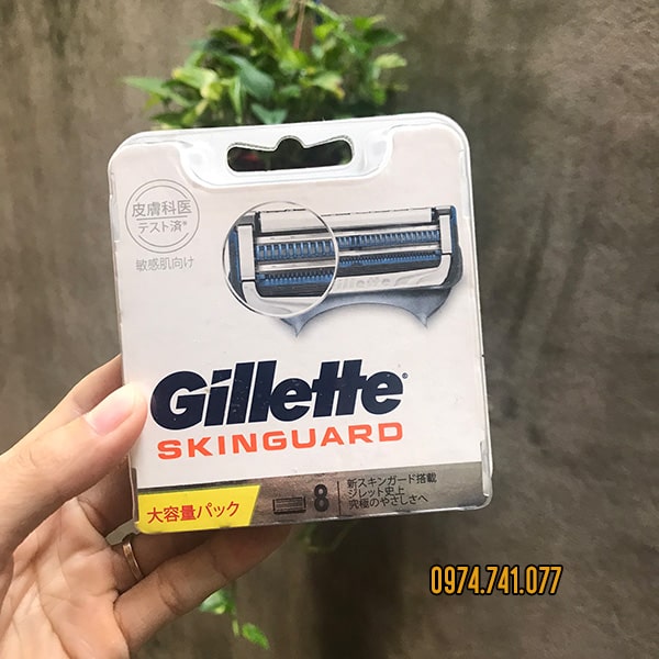 Hộp lưỡi dao cạo râu Gillette Skinguard