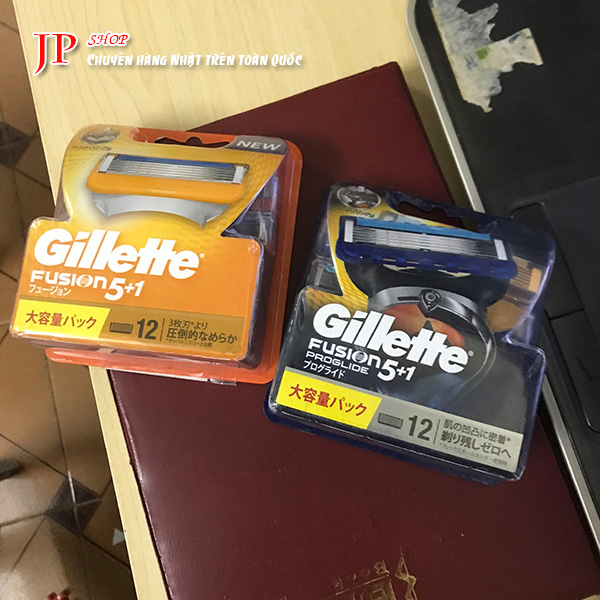 lưỡi dao Gillette Fusion họp 12 cái