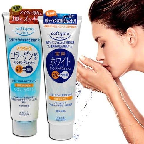 Sữa rửa mặt Kose Softymo Collagen Nhật Bản